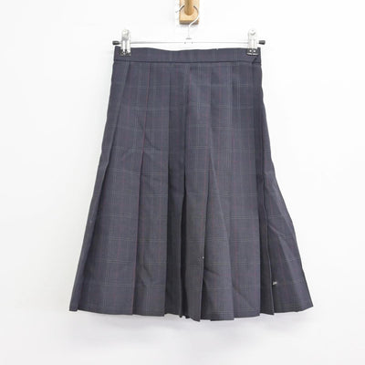 【中古】京都府 桂高等学校 女子制服 3点（ニット・スカート）sf030134