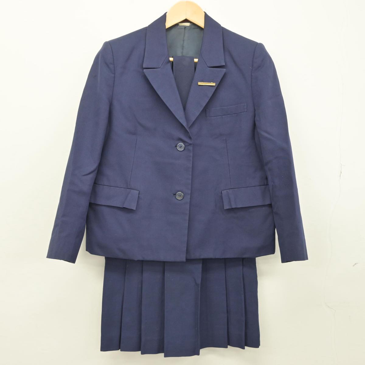 【中古】京都府 京都女子高等学校 女子制服 4点（ブレザー・スカート）sf030175