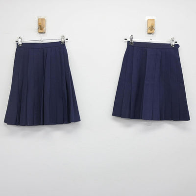 【中古】京都府 京都女子高等学校 女子制服 2点（スカート・スカート）sf030177