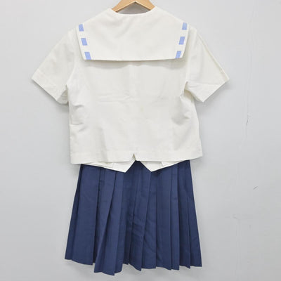 【中古】長崎県 長崎女子高等学校 女子制服 2点（セーラー服・スカート）sf030178