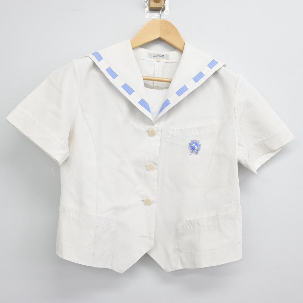 【中古】長崎県 長崎女子高等学校 女子制服 2点（セーラー服）sf030179