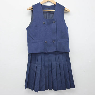 【中古】長崎県 長崎北高等学校 女子制服 4点（ブレザー・ベスト・スカート）sf030180