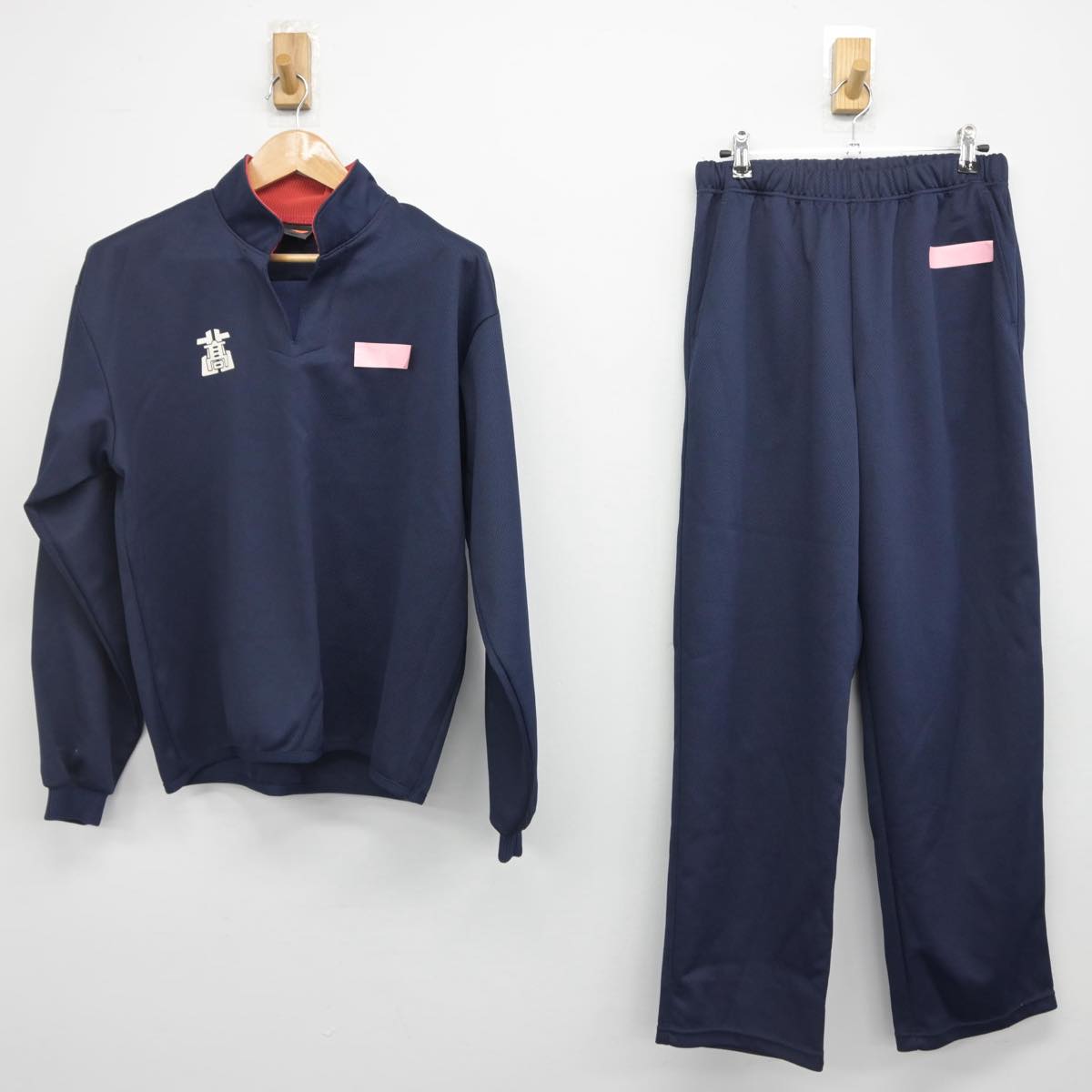 【中古】長崎県 長崎北高等学校 女子制服 2点（ジャージ 上・ジャージ 下）sf030182