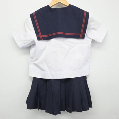 【中古】大阪府 細河中学校 女子制服 2点（セーラー服・スカート）sf030193