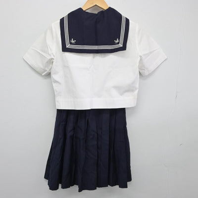 【中古】東京都 松蔭高等学校 女子制服 3点（セーラー服・スカート）sf030199