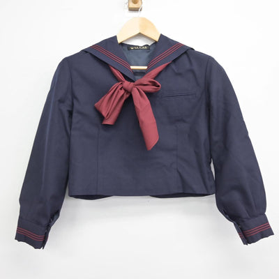 【中古】東京都 松蔭中学校 女子制服 3点（セーラー服・ジャンパースカート）sf030201