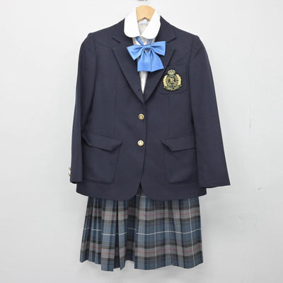 【中古】東京都 国士舘中学校高等学校 女子制服 5点（ブレザー・シャツ・スカート）sf030211