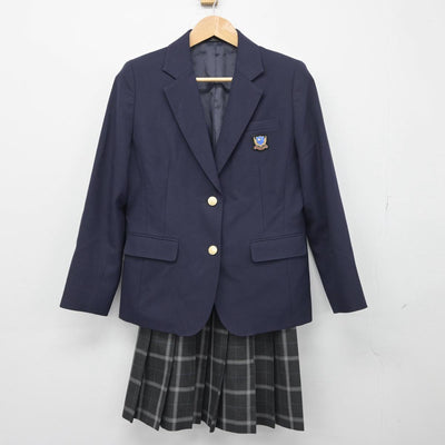 【中古】東京都 東京国際学園高等部 女子制服 2点（ブレザー・スカート）sf030219