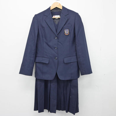 【中古】神奈川県 田奈中学校 女子制服 3点（ブレザー・ジャンパースカート）sf030220