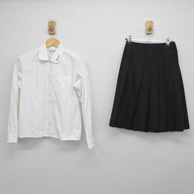 【中古】広島県 大竹高等学校 女子制服 4点（ブレザー・ニット・シャツ・スカート）sf030231