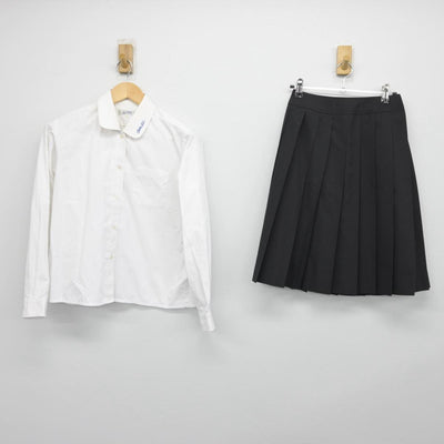 【中古】広島県 大竹高等学校 女子制服 4点（ブレザー・ニット・シャツ・スカート）sf030232