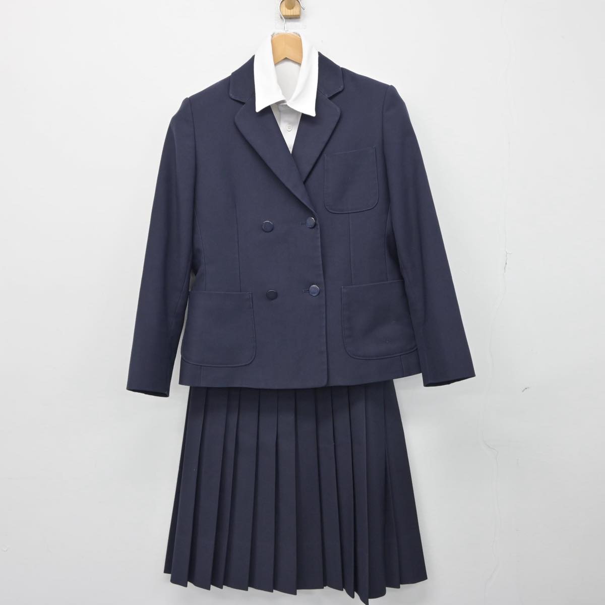 【中古】広島県 五日市中学校 女子制服 3点（ブレザー・シャツ・スカート）sf030233