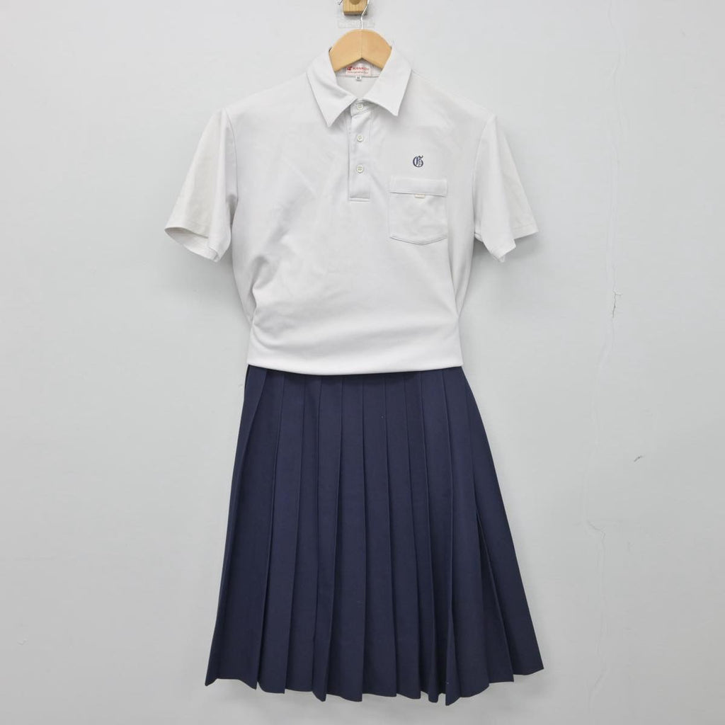 中古】広島県 五日市中学校 女子制服 2点（シャツ・スカート）sf030236 | 中古制服通販パレイド