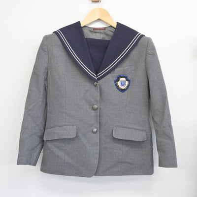 【中古】福岡県 精華女子高等学校 女子制服 2点（セーラー服・ジャンパースカート）sf030244