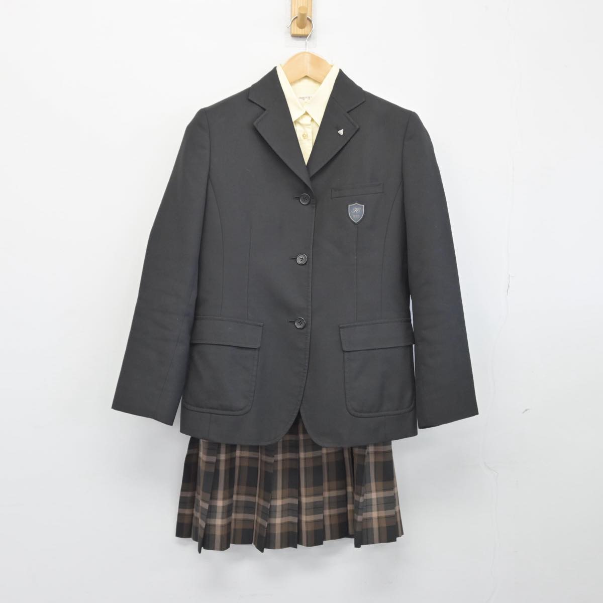 【中古】東京都 八王子学園八王子高等学校 女子制服 4点（ブレザー・シャツ・スカート）sf030245