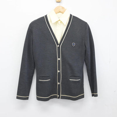 【中古】東京都 八王子学園八王子高等学校 女子制服 2点（シャツ・ニット）sf030247