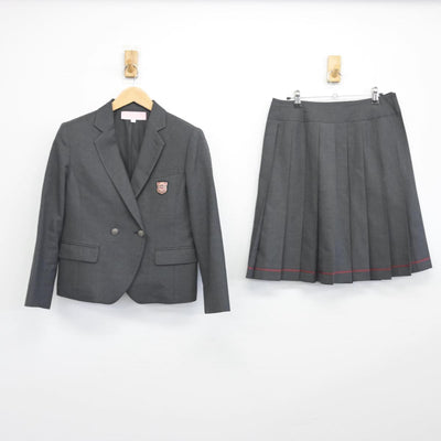 【中古】東京都 桜美林高等学校 女子制服 2点（ブレザー・スカート）sf030256