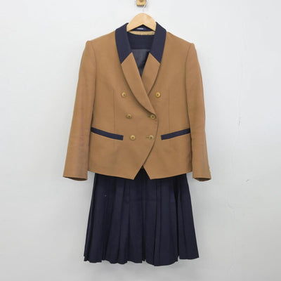 【中古】岡山県 興陽高等学校 女子制服 3点（ブレザー・ベスト・スカート）sf030261