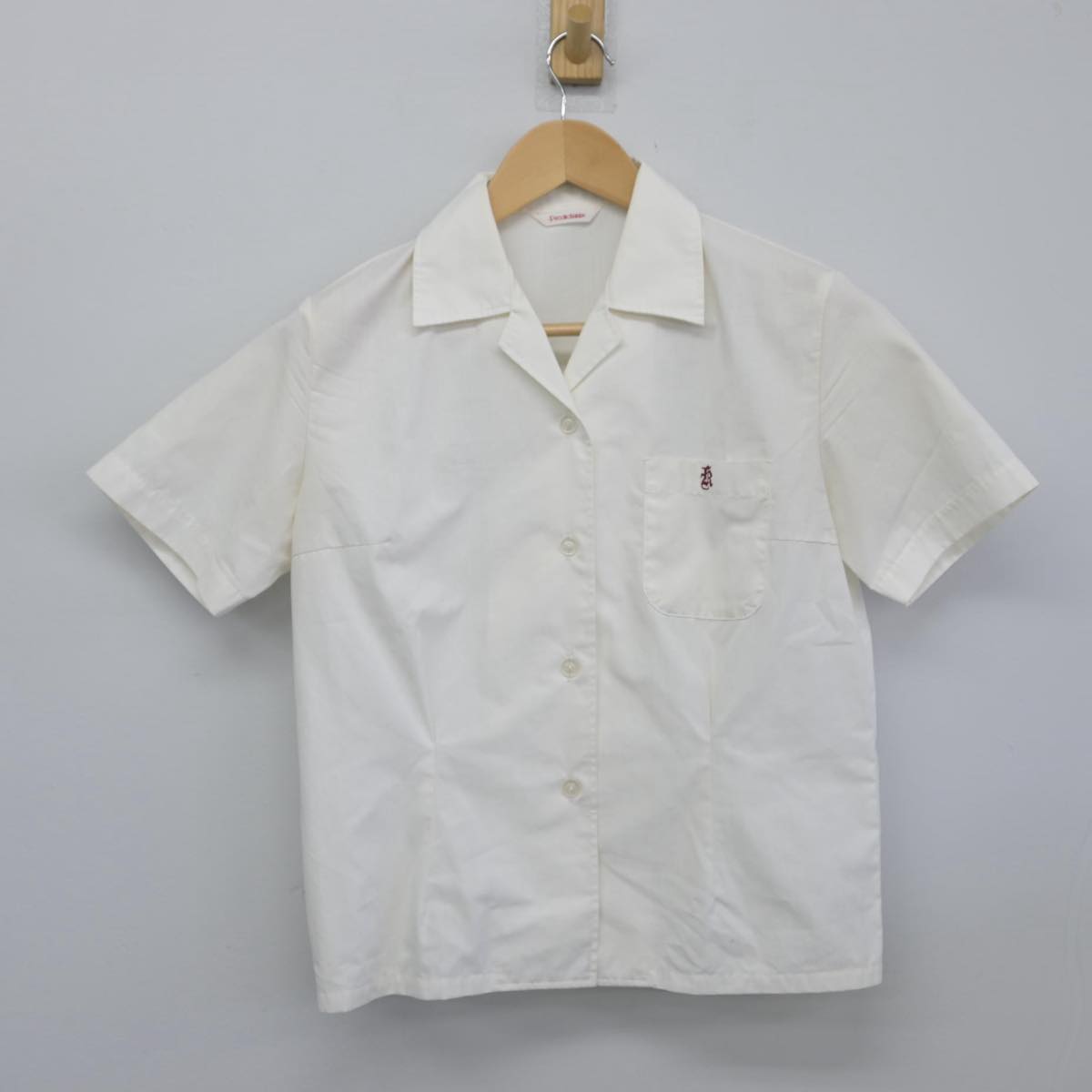 【中古】愛知県 向陽高等学校 女子制服 2点（シャツ・ニットベスト）sf030265