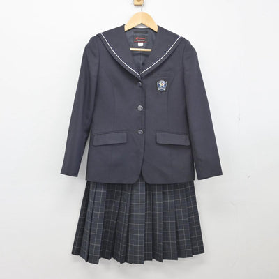 【中古】北海道 北陵中学校 女子制服 3点（ブレザー・ベスト・スカート）sf030269