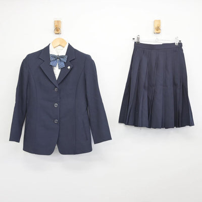 【中古】大阪府 初芝富田林高等学校 女子制服 5点（ブレザー・シャツ・スカート）sf030271