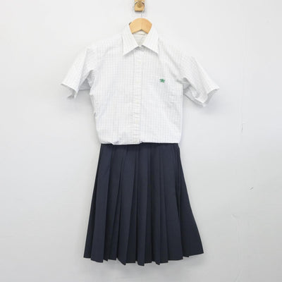 【中古】大阪府 初芝富田林高等学校 女子制服 2点（シャツ・スカート）sf030272