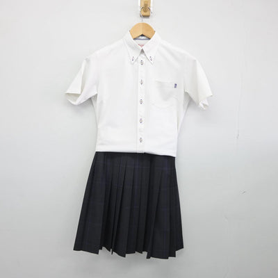 【中古】岐阜県 美濃加茂高等学校 女子制服 3点（シャツ・スカート）sf030290