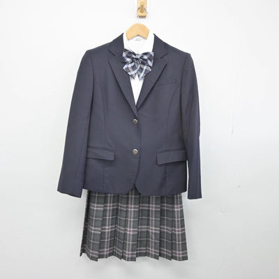 【中古】兵庫県 育英高等学校 女子制服 5点（ブレザー・ニット・シャツ・スカート）sf030291