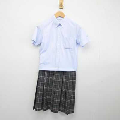 【中古】兵庫県 育英高等学校 女子制服 4点（シャツ・スカート）sf030292