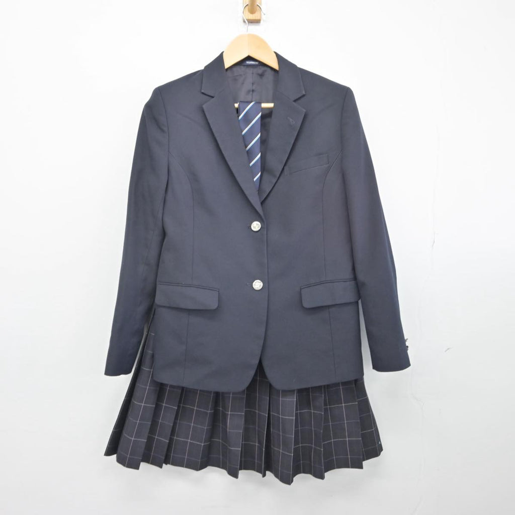 【中古】宮城県 仙台商業高等学校 女子制服 4点（ブレザー・スカート）sf030296