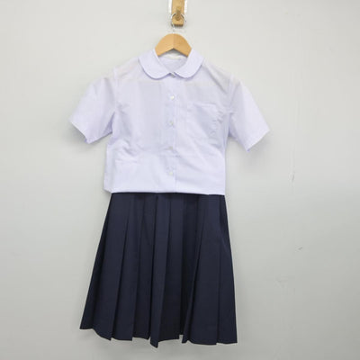 【中古】岩手県 一関中学校 女子制服 2点（シャツ・スカート）sf030307