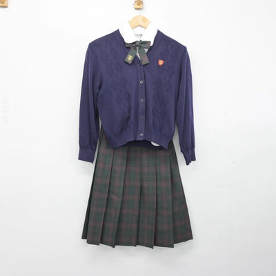 【中古】大阪府 大阪桐蔭高等学校 女子制服 5点（ブレザー・ニット・シャツ・スカート）sf030314