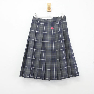 【中古】群馬県 前橋育英高等学校 女子制服 2点（ニットベスト・スカート）sf030325