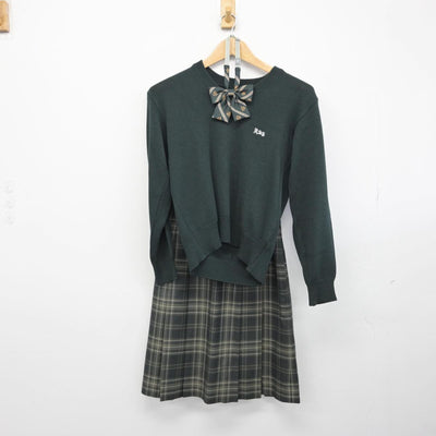 【中古】埼玉県 越谷総合技術高等学校 女子制服 5点（ブレザー・ニット・スカート）sf030326