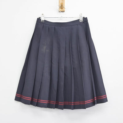 【中古】山形県 寒河江高等学校 女子制服 3点（ベスト・シャツ・スカート）sf030329