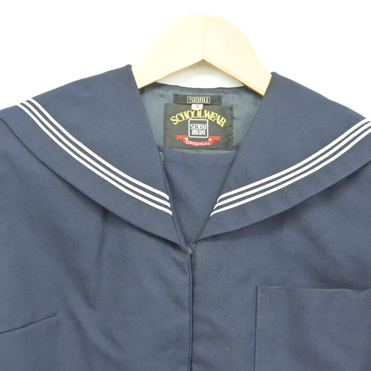 【中古】福井県 福井大学教育学部附属義務教育学校 女子制服 1点（セーラー服）sf030331