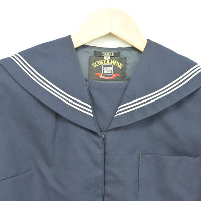 【中古】福井県 福井大学教育学部附属義務教育学校 女子制服 1点（セーラー服）sf030331