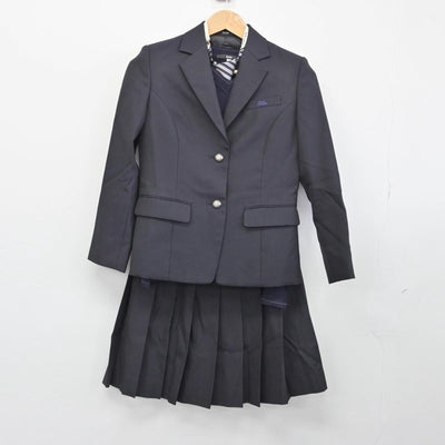 【中古】千葉県 東邦大学付属東邦高等学校 女子制服 4点（ブレザー・ニット・スカート）sf030343