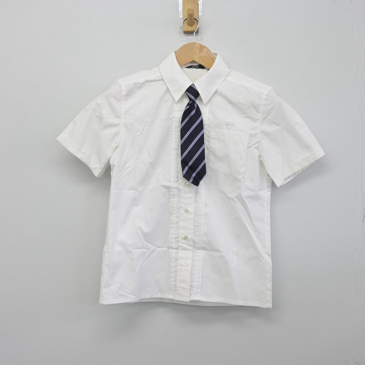 【中古】千葉県 東邦大学付属東邦高等学校 女子制服 3点（ニットベスト・シャツ）sf030347