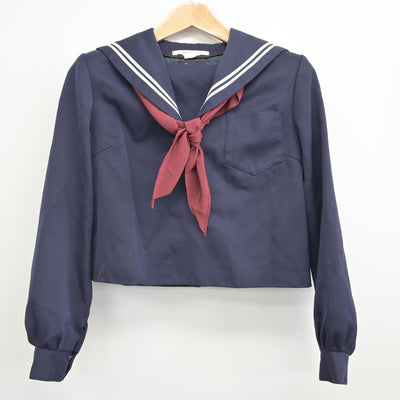 【中古】愛知県 豊南中学校 女子制服 3点（セーラー服・スカート）sf030349