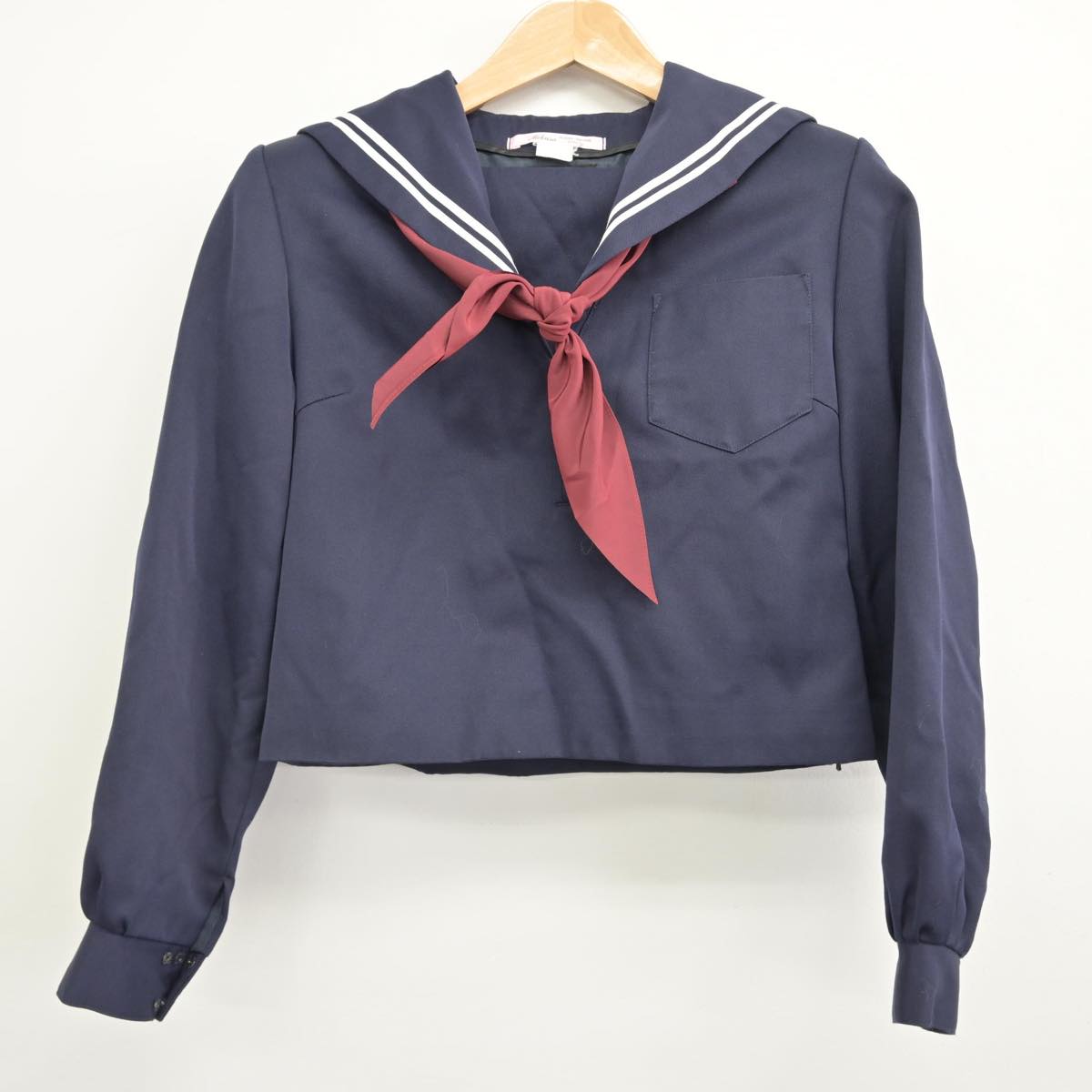 【中古】愛知県 豊南中学校 女子制服 3点（セーラー服・スカート）sf030350