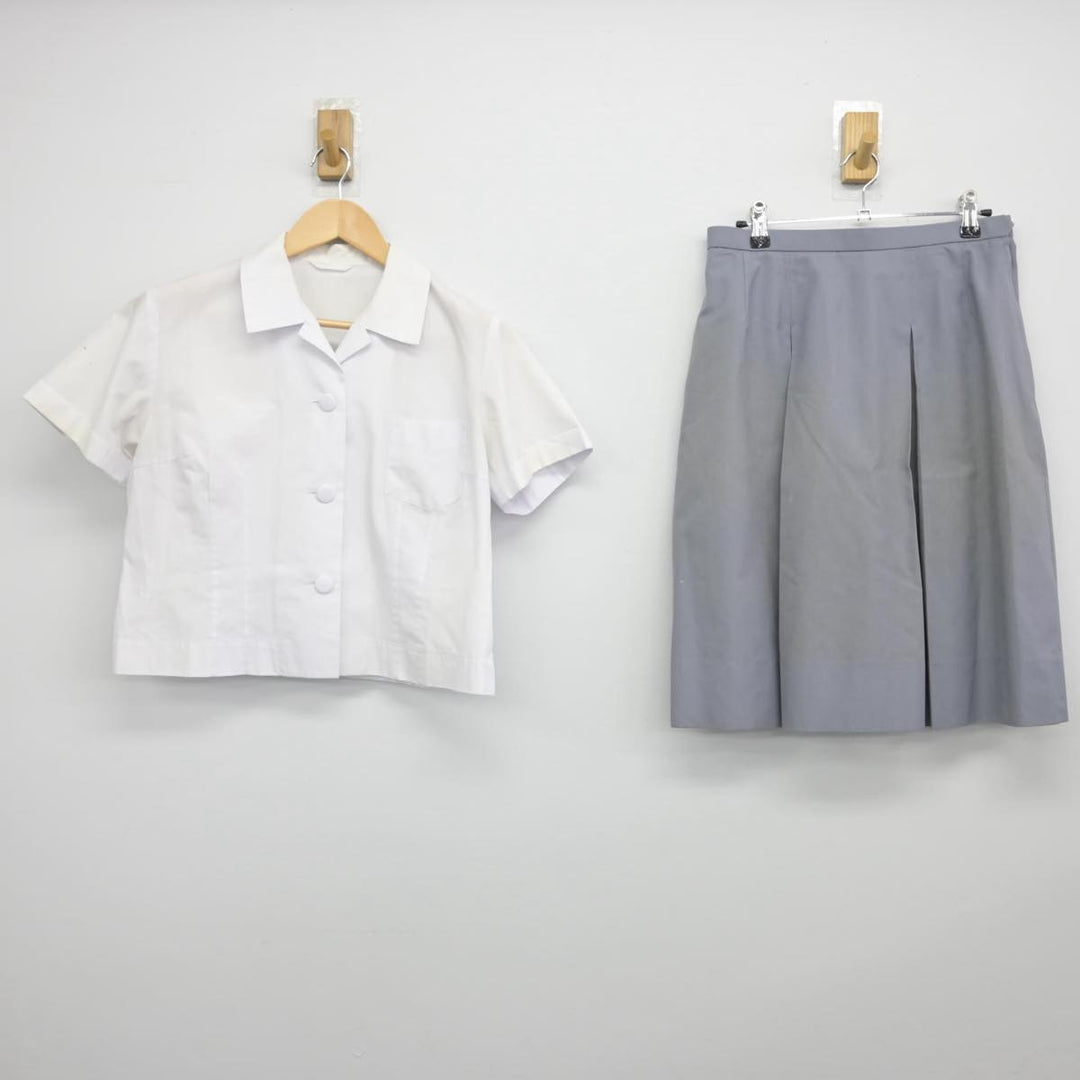 中古】宮崎県 宮崎大宮高等学校 女子制服 2点(シャツ・スカート 中古】宮崎県 宮崎大宮高等学校 女子制服 2点(シャツ・スカート