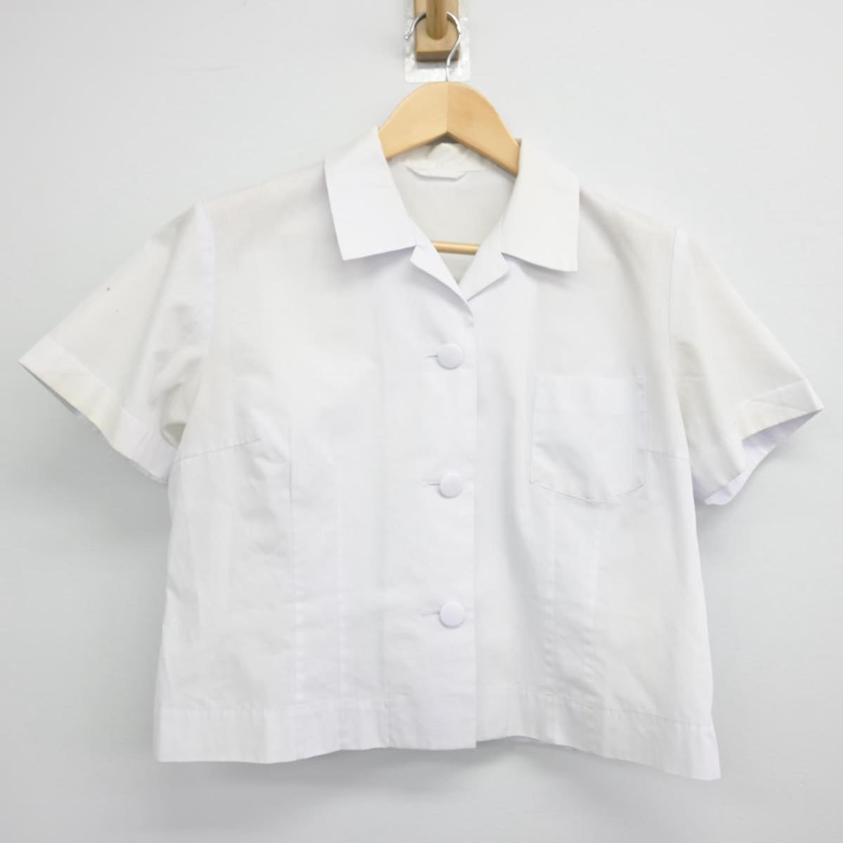 【中古】宮崎県 宮崎大宮高等学校 女子制服 2点（シャツ・スカート）sf030372