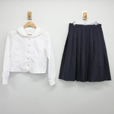 【中古】静岡県 浜松学院高等学校 女子制服 3点（シャツ・スカート）sf030377