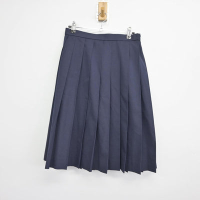 【中古】大阪府 プール学院中学校 女子制服 3点（セーラー服・スカート）sf030388