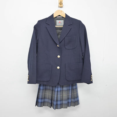 【中古】東京都 麹町学園女子高等学校 女子制服 2点（ブレザー・スカート）sf030392