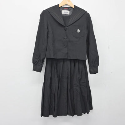 【中古】千葉県 志学館高等部 女子制服 2点（セーラー服・スカート）sf030425