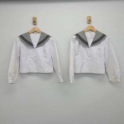 【中古】千葉県 志学館高等部 女子制服 2点（セーラー服）sf030428