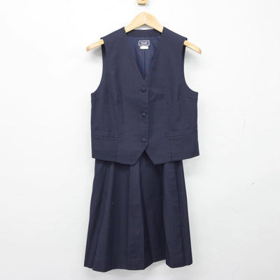 【中古】埼玉県 浦和第一女子高等学校 女子制服 2点（ベスト・スカート）sf030440