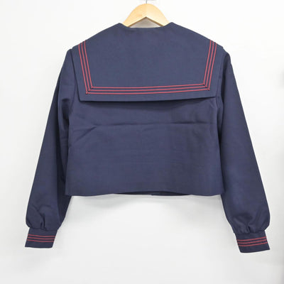 【中古】鹿児島県 伊集院中学校 女子制服 3点（セーラー服・ジャンパースカート）sf030441